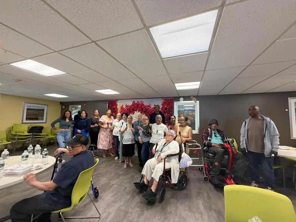 Live music at a senior community event